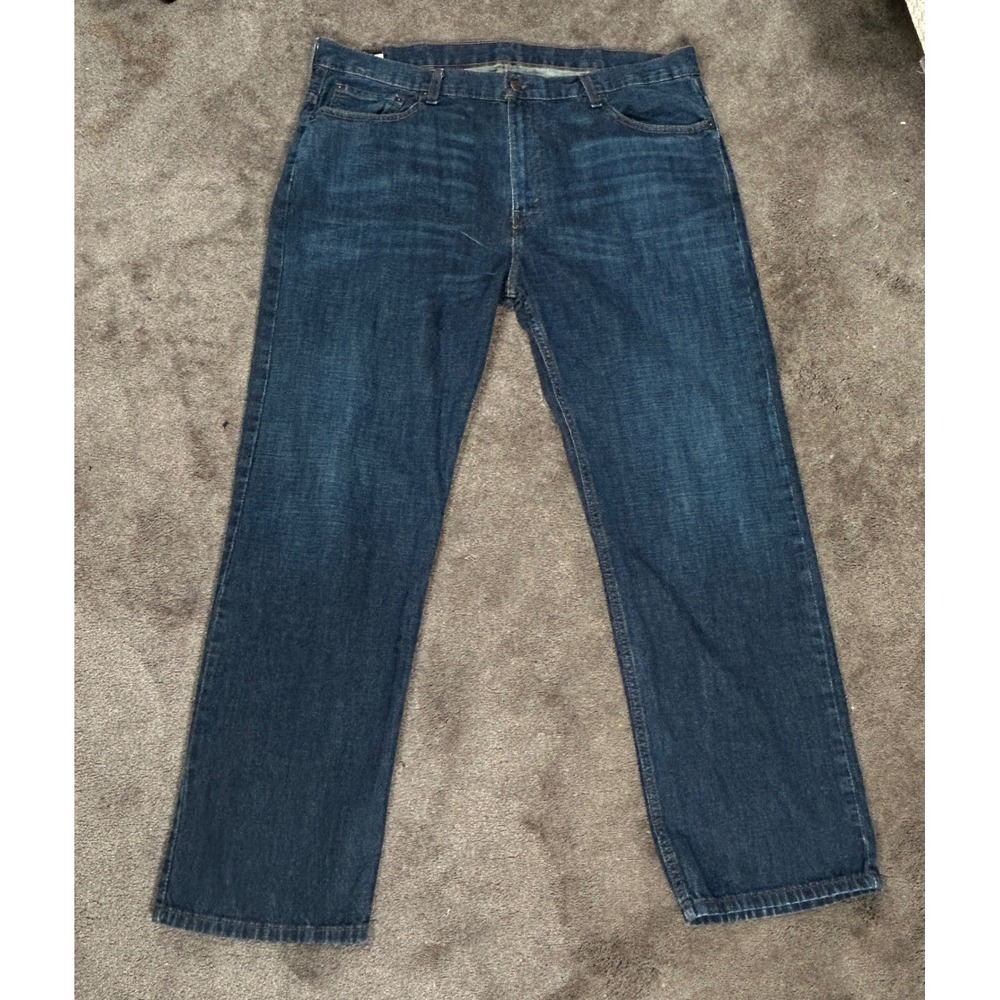 Levi's 559 Relaxed Straight Jeans Mens 38x32 Dark Wash Blue Denim Classic